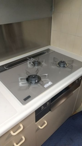 ビルトインガスコンロ交換工事　神奈川県横浜市戸塚区　N3WS4PWAS6STESC-13A