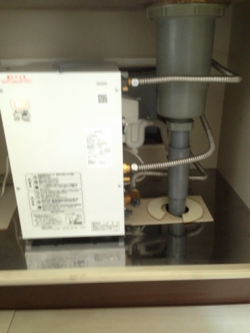 小型電気温水器交換え　埼玉県入間市　RES12A