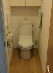 トイレ交換工事　神奈川県横浜市瀬谷区　TCF4714AK-SC1 - Before