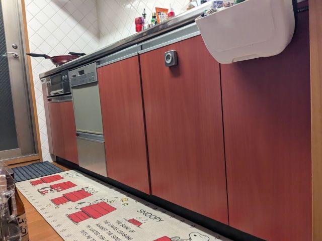 ビルトイン食洗機交換工事　大阪府大阪市東成区　EW-45R2S - Before