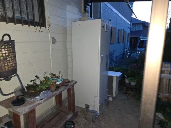 電気温水器交換工事　愛媛県東温市　DO-3013GPL