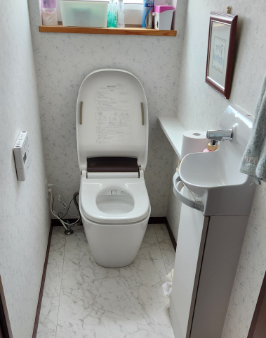 トイレ交換工事　宮城県黒川郡富谷町　XCH1601WS7-N - Before