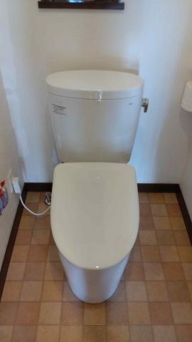 トイレ交換工事　愛知県清須市　CS400B-SH400BA-NW1