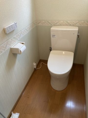 トイレ交換工事　石川県かほく市　TCF4714AK-SC1 - After