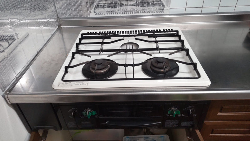 ビルトインガスコンロ交換工事　東京都日野市　N2WT8RWTNASI-13A - Before