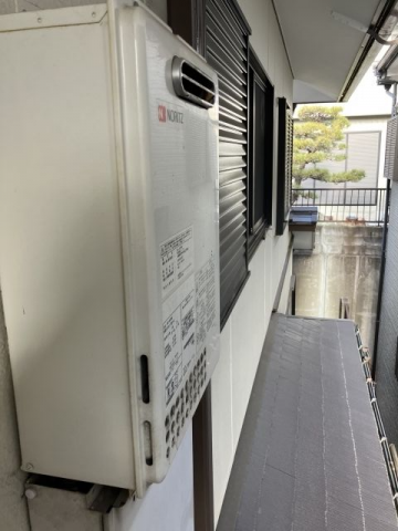 ガス給湯器交換工事　京都府八幡市　GQ-1639WS-1-13A