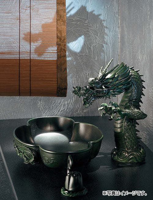 洗面用蛇口 祥竜[台][単水栓][吐水口部][スパウト165mm][吐水口高さ