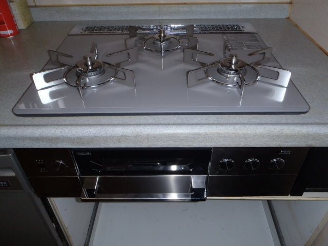 給湯器・ビルトインコンロ交換　東京都国分寺市　RHS31W15G22R3C-STW-13A - After
