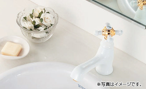 洗面用蛇口 鳥[台][単水栓][立水栓][スパウト105mm][吐水口高さ45mm][一般地]