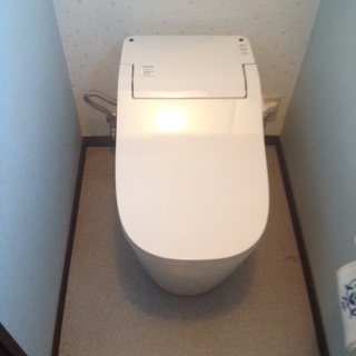 トイレ交換工事　静岡県島田市　XCH1401WS