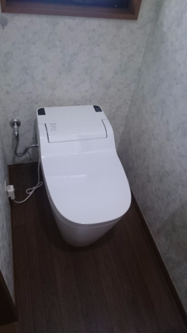 トイレ交換工事　東京都八王子市　XCH1101WS-sale - After