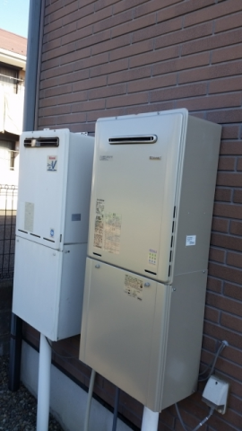 給湯器交換工事　東京都日野市　RUF-E2405SAW-13A-set