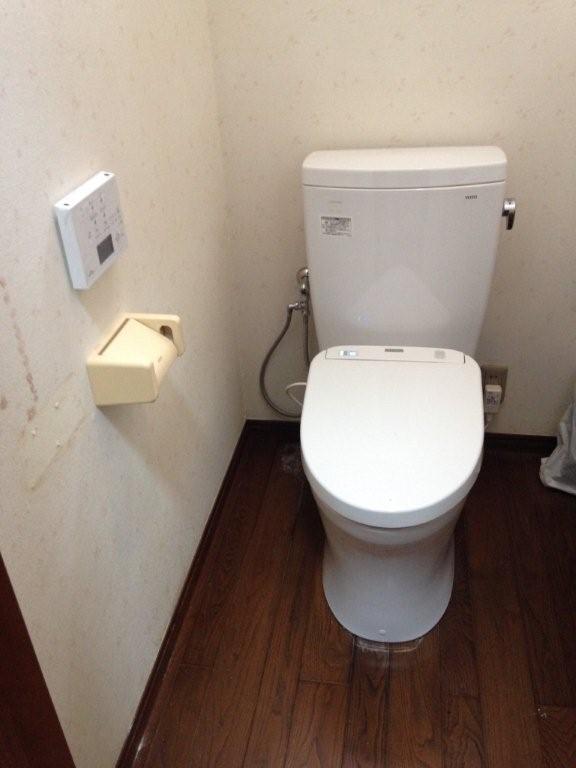 トイレ交換工事　石川県羽咋郡宝達志水町　TCF4711AK-NW1