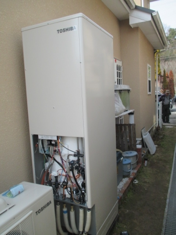エコキュート交換え工事　兵庫県西宮市　HWH-B464H-set-sale - After