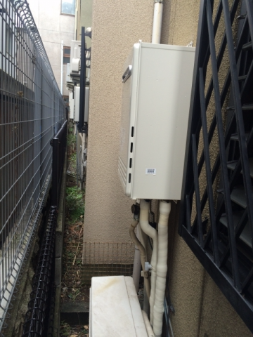給湯器・コンロ・浴室水栓交換工事　東京都北区　GT-C2452AWX-2-BL-set-13A