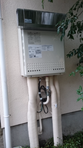 給湯器交換工事　神奈川県横浜市青葉区　GT-2450SAWX-2BL-set-13A