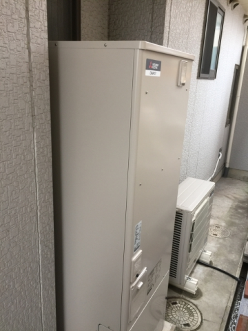 エコキュート交換え工事　大阪府四條畷市　SRT-S37
