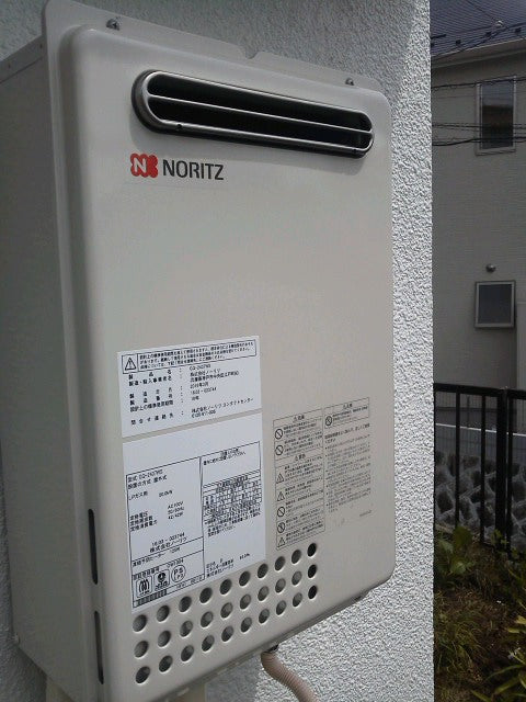 給湯器交換工事　広島県広島市安佐南区　GQ-2437WS-set-LPG