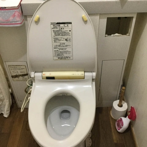 便座交換工事　富山県中新川郡上市町　TCF4711-NW1 - Before
