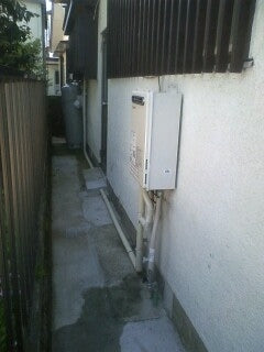 給湯器交換工事　静岡県田方郡函南町　GQ-2437WS-LPG