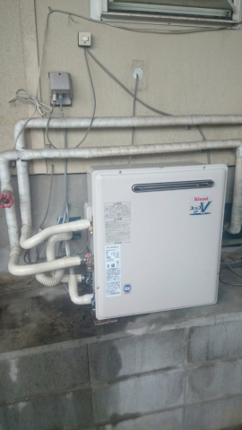 給湯器交換工事　滋賀県大津市　RUF-A2003AG-A-set-13A