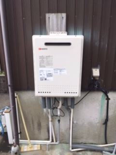給湯器交換工事　静岡県浜松市西区　GT-2050SAWX-2BL-set-LPG