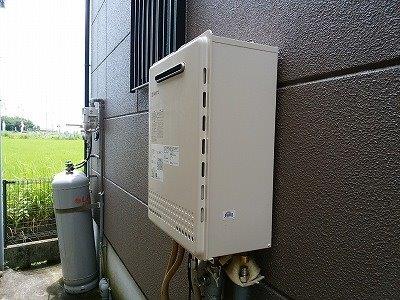 給湯器交換工事　高知県南国市　GT-2450SAWX-2BL-set-LPG