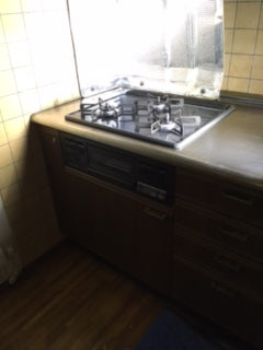 ガスコンロ交換工事　静岡県袋井市　RS31M4H2R-BW-LPG