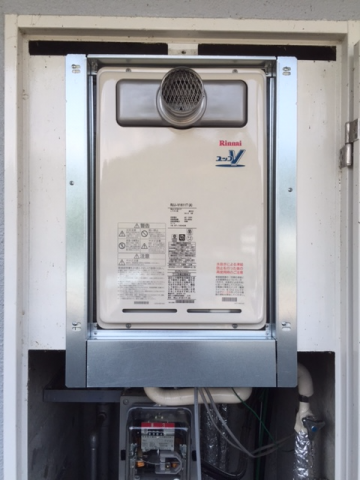 給湯器交換工事　京都府南丹市　RUJ-V1611T-A-set-LPG