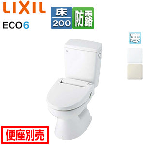 ●組み合わせトイレ 一般洋風便器[床:排水芯200mm][手洗い無し][ECO6][組み合わせ便器][防露あり][標準サイズ][寒冷地(流動方式)]