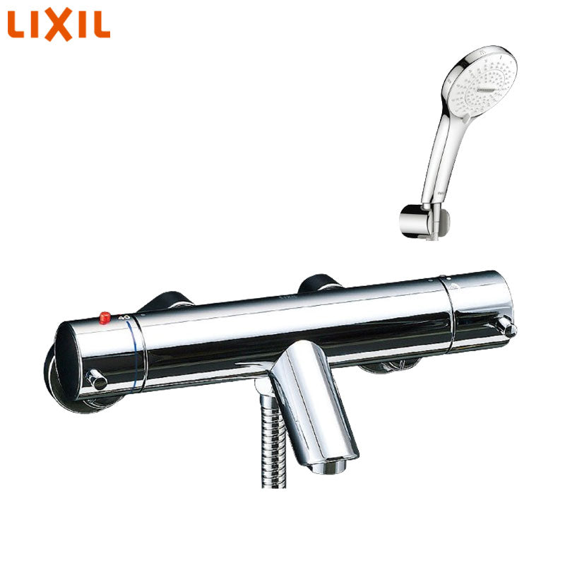 LIXIL 浴室用蛇口 eモダン[壁][洗い場専用][サーモスタット付シャワーバス混合水栓][SPA U][めっき][吐水口66mm][一般地]