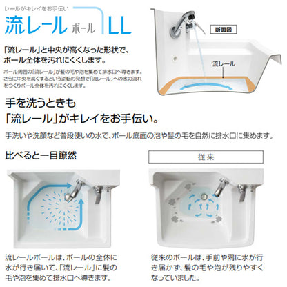 洗面化粧台セット ファンシオ[間口900mm][高さ1950mm][オールスライドタイプ][3面鏡][LED][一般地]