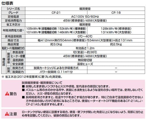 暖房便座[標準サイズ][スローダウン機構付][ワンタッチ着脱式][フタ付]