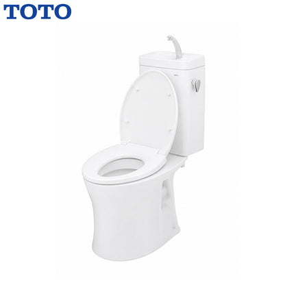 TOTO 【トイレプラン】 ピュアレストMR便器+普通便座[壁:排水芯155mm][手洗い有り][大型サイズ][一般地][ホワイト]