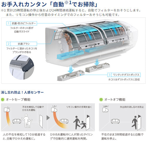 ルームエアコン[SVシリーズ][100V][6畳][2.2kW][2024年モデル]