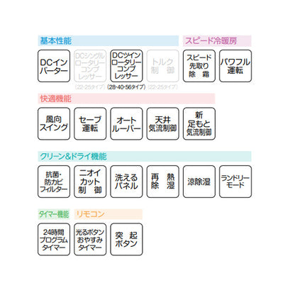ルームエアコン[Wシリーズ][200V][18畳][5.6kW][2025年モデル]