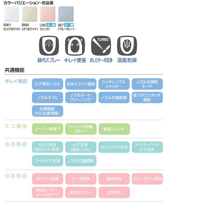 洗浄便座 シャワートイレ KBシリーズ[KB32A][貯湯式][共用サイズ][暖房便座][温風乾燥][手動レバー洗浄]