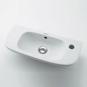 手洗器単品[デュラビット][D-Code][Sieger Design][壁掛式][角形][500×220][水栓取付穴径:φ35][右側1ヶ所]