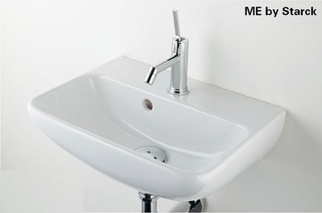 手洗器単品[デュラビット][ME by Starck][Philippe Starck][壁掛式][角形][450×320][水栓取付穴径:φ35][中央1ヶ所]