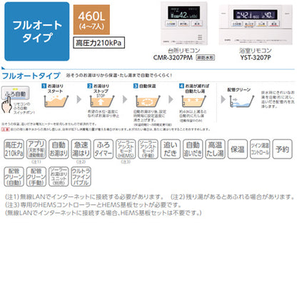 ♪【10年保証付】【工事費込】【近畿エリア限定】エコキュート[フルオート][460L][角型][標準圧][ウルトラファインバブル][一般地][無線リモコン脚部カバー][スマイル10]