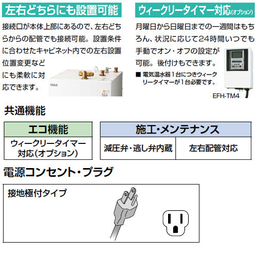 小型電気温水器 ゆプラス[床置設置][ミニキッチン用][スタンダードタイプ][本体+排水器具][100V][25L][わきあげ温度:約60度][ネジ径50A(2インチ)・ネジ径40A(1.5インチ)排水管共用]