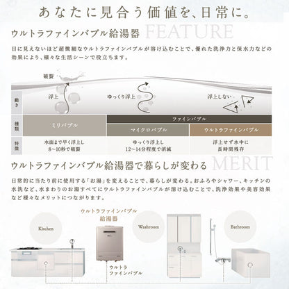 ガスふろ給湯器[エコジョーズ][本体のみ][ウルトラファインバブル][屋外壁掛型][ブライツグランド][フルオート][24号][20A][都市ガス]