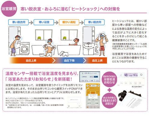 浴室暖房機[温水式][壁掛型][脱衣室用][ドライホットプラス][1.5坪以下]