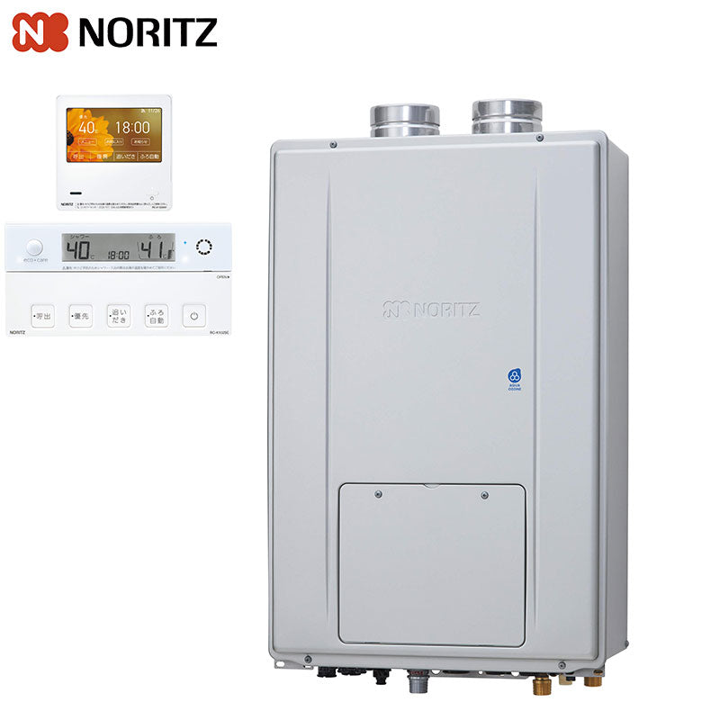 熱源機 [エコジョーズ][浴室・台所リモコンセット][2温度][6P熱動弁内蔵][2-6][暖房能力14.0kW][PS扉内設置型][上方排気][強制給排気][プレミアム][フルオート][24号][都市ガス]