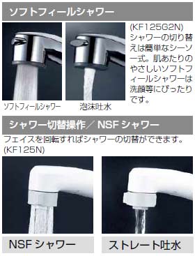洗面用蛇口[台][洗髪シャワー水栓][サーモスタット式混合水栓][ホース引出式][取付穴径:φ36～38mm][一般地]