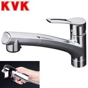 キッチン用蛇口[台][シングルレバー混合水栓][流し台用][上施工タイプ][NSFシャワー][ホース引出式][一般地]