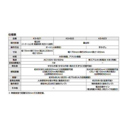 トイレ用擬音装置[サウンドデコレーター][露出タイプ][AC100V][オートタイプ][パブリック用アクセサリー]