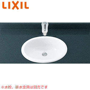 洗面器単品[オーバーカウンター式][楕円形]