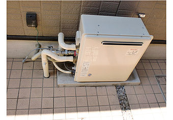 ガス給湯器交換工事　兵庫県宝塚市 RUF-A2400AG-A-set