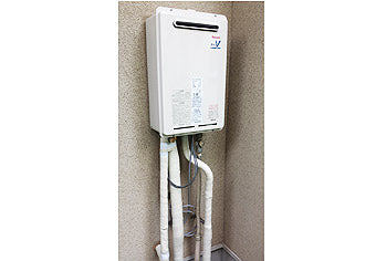 ガス給湯器交換工事　茨城県牛久市 RUJ-V2011W(A)-set